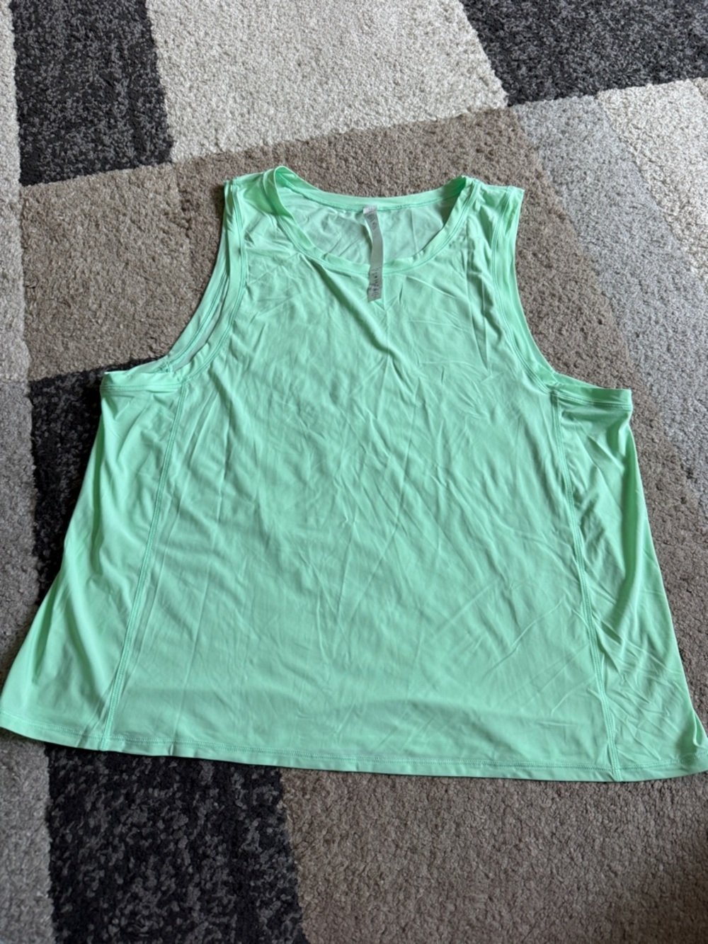lululemon athletica Mint Green Sleeveless Workout Tank